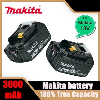 Makita Original 18V Makita 6000mAh Litij-ionska Akumulatorska Baterija 18v vaja Zamenjava Baterije BL1860 BL1830 BL1850 BL1860B