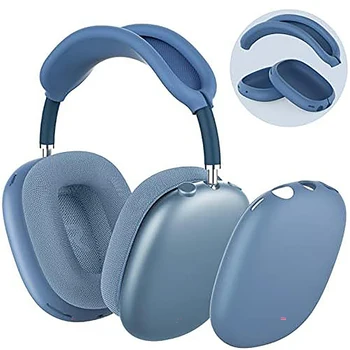 Max Silikonski Slušalke Zaščitna Primeru Zamenjave Pokrova Mehko Anti-Shockproof Glavo Kritje Slušalke Pribor