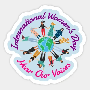 Mednarodni Dan Žensk Feminizma Opolnomočenje 5PCS Nalepke za Avto Fant Steklenice Vode Risanka Dnevna Soba Prtljage Dekor