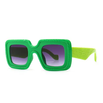 Moda Letnik Kvadratnih Prevelik sončna Očala Ženske Moški Luksuzne blagovne Znamke Oblikovalec Velik Okvir sončna Očala Potovanja Odtenki Gafas UV400