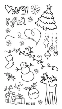 Nepremočljiva Božič tattoo nalepke akvarel risanka Božično zabavo osebnost tattoo nalepke otrok