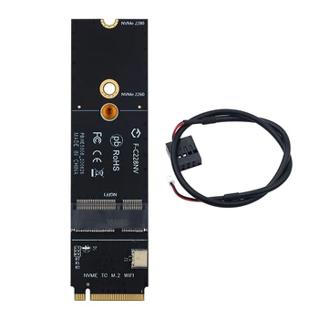 NGFF M. 2 A/A+E Ključni Reža za M. 2M Tipko PCIe PCI-Express Kartico WiFi Adapter NVMe Brezžično Kartico LAN Adapter
