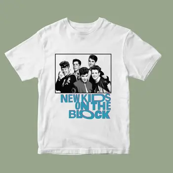 NKOTB T shirt, Novi Otroci Na Blok Vintage Slog T-shirt za moške, ženske