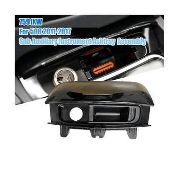 Novi Sprednji Konzoli Pepelnik Sub-nadzorni Plošči Plošča Pepelnik 7591XW za Peugeot 508 2011-2017 Pomožni Instrument Pepelnik LHD