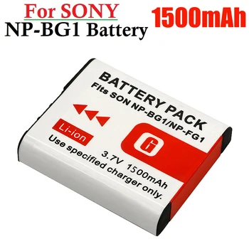 NP-bg1-NP-FG1 NPbg1 Polnilna Li-ion baterija Digitalni Fotoaparat Baterija Za Sony DSC H3 H5 H7 W70 W80 WX1 NP bg1 FG1 1500mAh Baterija