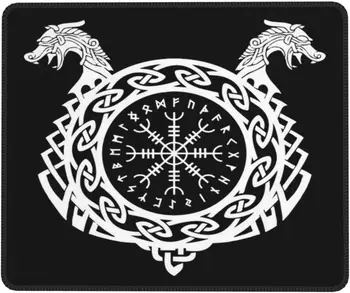 Odin Viking Norse Poganski Mitologije Simbol Mouse Pad Dekoracijo za Igralce, Primerna za Delo Urada Gume Non-Slip Mouse Pad