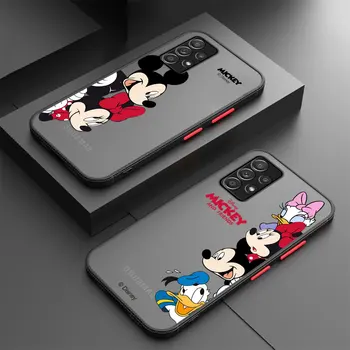 Ohišje za Samsung Galaxy A70 A21s A30 A12 A71 A31 A32 A50s A70s A50 A51 A52 5G Minnie Mouse Mickey Srčkan Mehko Kritje Shockproof