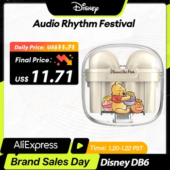Origina Disney DB6 Slušalke Zmanjšanje Hrupa Bluetooth 5.3 Brezžične Slušalke HIFI Vzdržljivosti z Mikrofonom Slušalke za darilo za rojstni dan