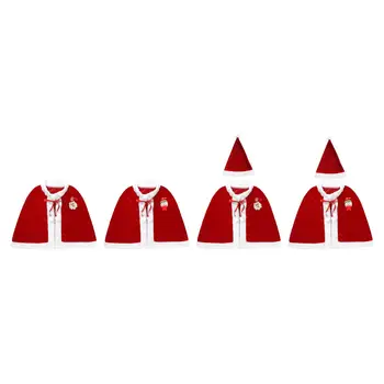 Otroci Božični Kostum Plašč Božič Šal Ogrinjalo, Mehka Dekorativna, Udobna, Rdeče Ogrinjalo, Božični Kostum za Carnivals