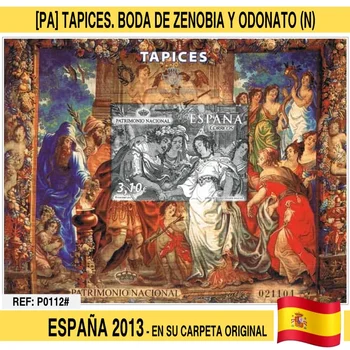 P0112 # Španija 2013. [PA] poskusite tapiserije. Zenobia poroko in odonate (N)