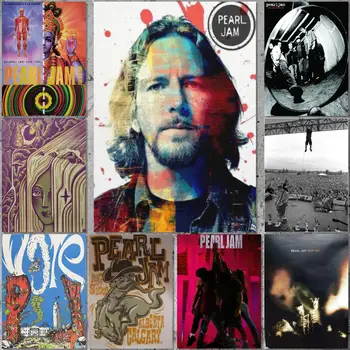 Pearl Jam Band Plakat Platno Umetnost Plakata in Wall Art Sliko Natisniti Sodobna Družina spalnica Dekor Plakati