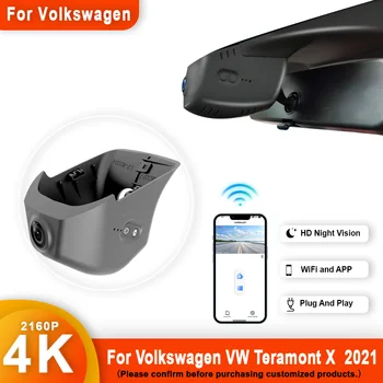 Plug and Play 4K HD WIFi Avto DVR Video Snemalnik Dash Cam Za Volkswagen VW Teramont X 2021 Pogon DVR Kamera
