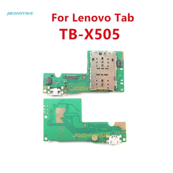 Polnjenje prek kabla USB Priključek Brezplačno Dock Odbor S Sim Card Reader Flex Kabel Za Lenovo Zavihku M10 X505 X505F X505L X505X TB-X505F