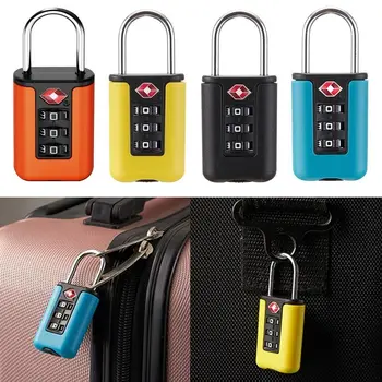 Prenosni Varnostno Orodje Prtljage Password Lock Kontrast Barve Ključavnico TSA Carinski Kodo za Zaklepanje 3 Mestno Kombinacijo Zaklepanje