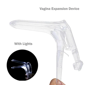 Prozorne Plastike Vagina Širitev Naprave Z Lučmi Spolovila Vaginalne In Analne Dilator
