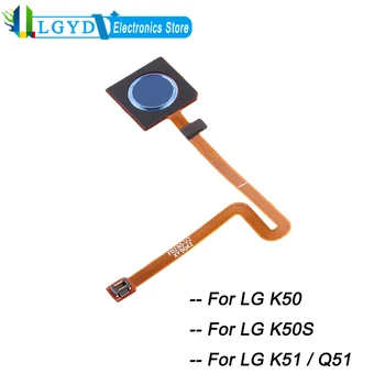 Prstnih Senzor Flex Kabel za LG K50 LMX520BMW LMX520EMW LM-X520 /LG K50S LMX540HM LM-X540 LM-X540BMW LMX540BMW / LG K51/Q51