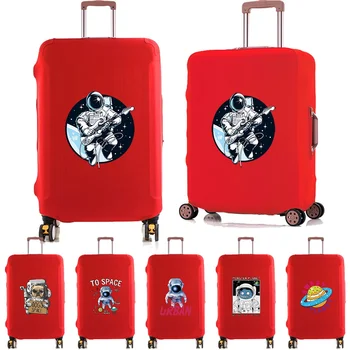 Prtljažni Kovček Zaščitnik Kritje Elastična Vrečko za Prah za 18~28 Palčni Traveler Pribor Novo Astronavt Tiskanja Potovanja Zaščitna torbica