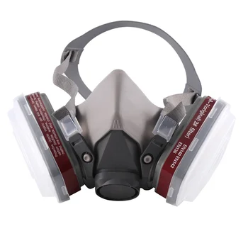 Respirator Maske z Filtri za Večkratno uporabo Elastomerne Respiratorji Masko za Slikarstvo Prah Spajkanje Gradbeništvo