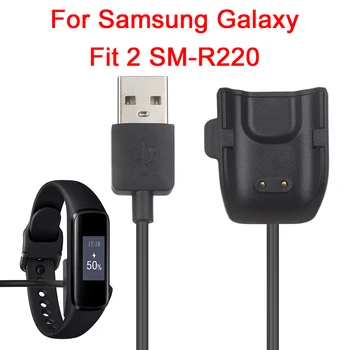 Samsung Galaxy Fit 2 SM-R220 Pametno Gledati Manšeta Držalo, Polnilnik USB, Kabel Dock Kabel za Polnjenje Moč, Hitro Polnjenje Kabel Postaja