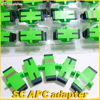 SC APC Ac Priključek Simplex SM En Način Plastična Vlakna, Optični Adapter Brezplačna Dostava Adapter Fibra Optičnega FTTH