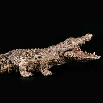 Simulacija Krokodili dimenzionalni Model Stari Krokodil Nil Aligator Model Kajmanski Prop Živeče Divje Živali, Kajmanski Dekor Darilo