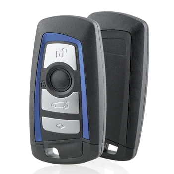 Smart Remote Tipka 4 Gumbi Za BMW F Ohišje FEM / BDC CAS4 CAS4+ Modra