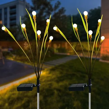 Solarna LED Zunanji Okrasni Vrt Krajine Luči Ognjemet Firefly Vrtne Svetilke Državo Hišo Terasa Balkon Dekor Lučka