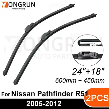 Sprednji Brisalci Za Nissan Pathfinder R51 2005-2012 Blade Metlice Gume 24