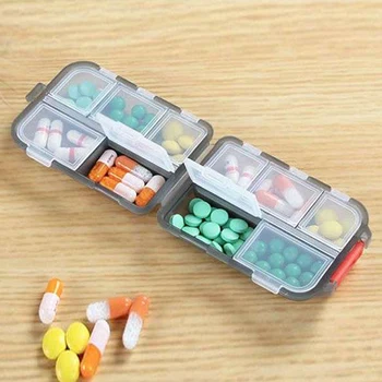 Tcare Potovanja Tabletke Organizator Vlagi Tablete Škatla Za Žepu, Torbici Dnevno Tabletke Primeru Prenosni Medicine Vitamina Držalo Za Posodo