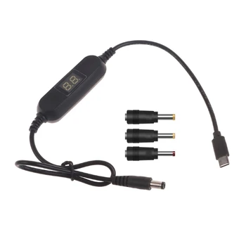Tip C 5V za 1,2 V-12V Step Up Pretvornik Kabel Moči Regulator Skladu z LED Zaslon za Igrača W3JD