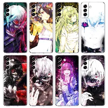 Tokio Ghoul Anime Primeru Telefon Za Samsung Galaxy S22 5G S20 Ultra S21 FE 5G S10E S8 S9 S10 Plus Opomba 20 10 Mehko Jasno, Zadnji Pokrovček