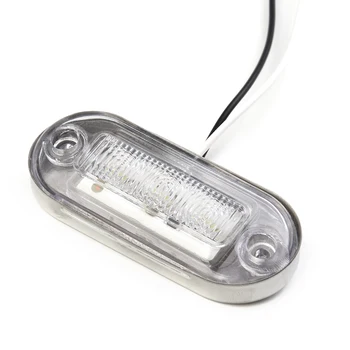 Trajno Visoke Kakovosti Koristne Praktične Marker Svetlobe S Chrome Kabini Krova Lučka LED z Dovoljenjem Lučka Morskih Nepremočljiva
