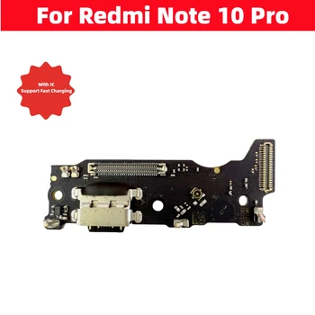 USB Polnilec Za Redmi Opomba 10 Pro Dock Priključek Odbor Polnjenje Vrata Flex Kabel Nadomestni Deli