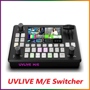 UVLIVE M/E Video Preklopnik dvokanalni Video Preklopnik Mešalnik Multi Funkcionalne Živo z Dinamično Izhod