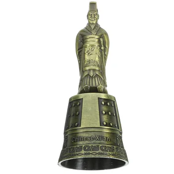 Vintage Cesarja Qin Kip Bell Roko Trese Bell Glasen Zvok, Kovinski Zvonec Dekor