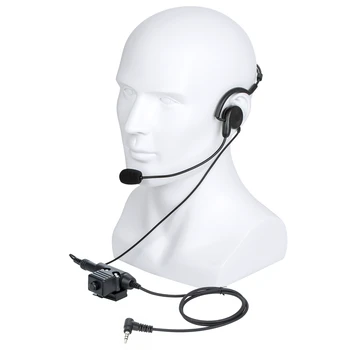 walkie talkie Radio 7.1 mm kostne prevodnosti Slušalke Slušalke Mikrofon s U94 PG Adapter 3,5 mm, 1-Pin Za VX-5R VX-3R