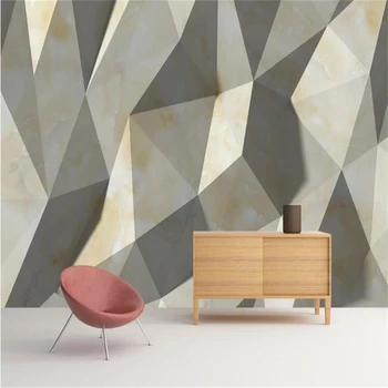 wellyu steno papirjev doma dekor ozadje po Meri Minimalistična Creative 3D Geometrijskih Marmorja Teksturo Vzorec TV Ozadju Stene