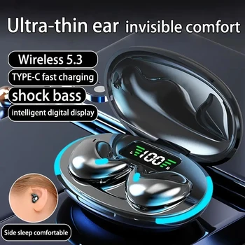 X55 Mini Slušalke Brezžične Slušalke Slušalke za Zmanjšanje Hrupa, Športne Igre Spanja Bluetooth 5.0 Čepkov HIFI Stereo Glasbe, Slušalke