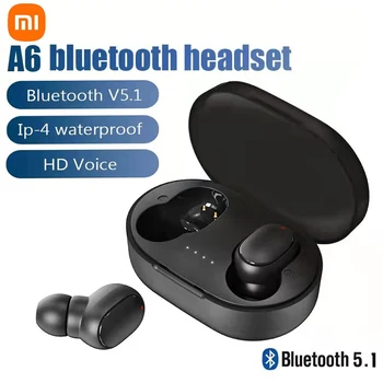 Xiaomi Original A6S TWS Slušalke Brezžične Slušalke Bluetooth Slušalke Šport Stereo Fone Bluetooth Čepkov za Xiaomi iPhone