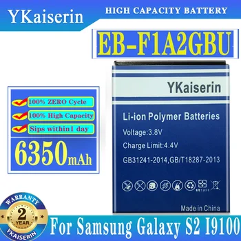 YKaiserin EB-F1A2GBU 6350mAh Baterija Za Samsung Galaxy S2 I9100 I9103 I9105 i9100G I9108 i9050 S II SII EB F1A Baterije