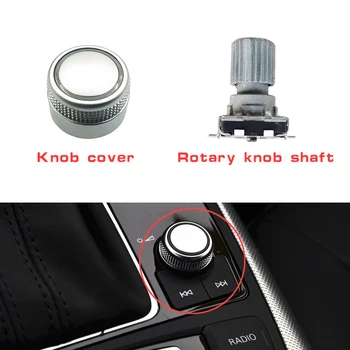 za Audi A6 A7 2012-2018 Avto prostornina gumb preklopite pokrov MMI ključ gumb osna