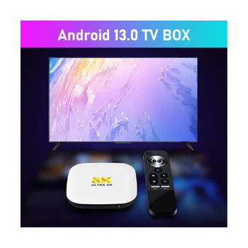 Za H96 Max M2 TV Box 2GB+16GB Android 13 Smart TV Box WIFI6 BT5.0 8K AV1 Media Player RK3528 TV Set Top Box