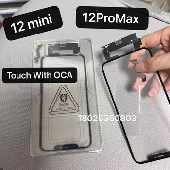Za iPhone 12mini 12promax LCD zaslon na dotik z OCA original dotik neuspeh rezervnih delov