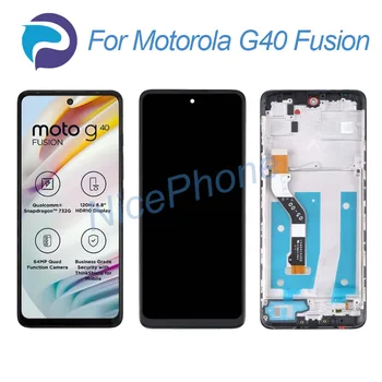za Motorola G40 Fusion LCD Zaslon + Dotik, Računalnike Zaslon 2460*1080 PANV0001/5/9 V Moto G40 Fusion LCD Zaslon