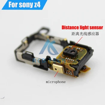 Za Sony Z4 Senzor Bližine + Mikrofon Zamenjava Flex Kabel Nadomestni Deli za Xperia Z3+ Z3 Plus e6553