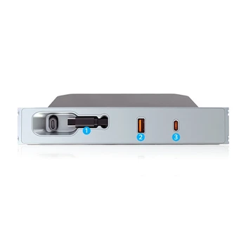 Za Tesla Model 3 Highland 2024 Rezervnih Delov 30W Hitro Polnjenje USB Hub Multi-Port Adapter sredinski Konzoli, USB Hub Dock