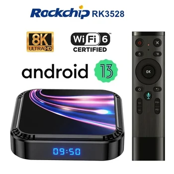 Za Xiaomi Android 13 TV Box K52 Rockchip RK3528 Smart TVBox Podporo 8K Wifi6 BT5.0 YouTube Za Google Voice, Pomočnik Set Top Box