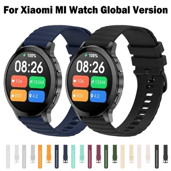 Za Xiaomi MI Watch Global Version / MI Gledati S1/ S1 pro / S1 Aktivna / MI Gledati Color 2 Mehki Silikonski Pašček za Zapestje 22 mm Watchband