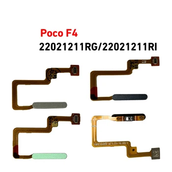 Za Xiaomi Poco F4 Prstnih Senzor Gumb Dotik ID Optičnega Tipko Flex Kabel Trak F4 22021211RG 22021211RI Prst Flex Kabel