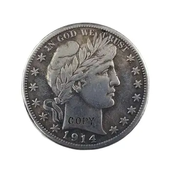ZDA 1914 Barber Pol Dolarja Kopijo Kovancev